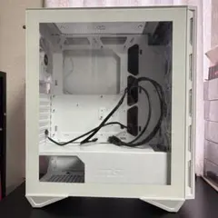GAMEKM PCケース 本体 ピンク オープンフレーム RGBファン×6付属