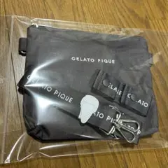 [新品✴︎未使用]GELATO PIQUE ショルダーバッグ チャコールのサムネイル