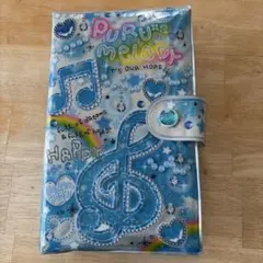 当時物　平成女児　レトロ　PURU*2 MELODY 音符　水色　シール帳