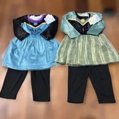 アナと雪の女王　しまむら　なりきりパジャマ　90cm 2組セット