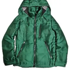 ブラックレーベルクレストブリッジ シャドーチェック ダウンジャケット グリーン