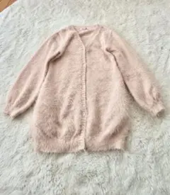 GLOBAL WORK ピンク カーディガン 長袖　130センチ　XLサイズ