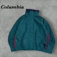178]コロンビアパッチロゴBugabooナイロンジャケットブルゾンUSA古着