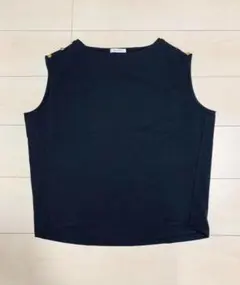 OPAQUE.CLIP　UVカットマリンフレンチスリーブ　ブラック　綿100