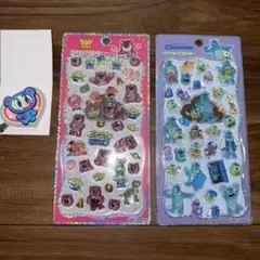 プチドロップステッカー　トイストーリーロッツォ&モンスターズインク