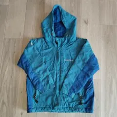 mont-bell キッズコート 120 青/ターコイズ