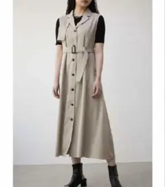 新品未使用　AZUL BY MOUSSY シングルフラップジレワンピース　S
