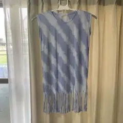 【ANAP】ワンピースノースリーブ　ミニ丈