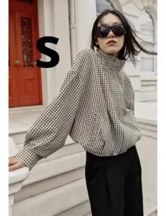 ZARA チェック柄ボンバージャケット XS - メルカリ
