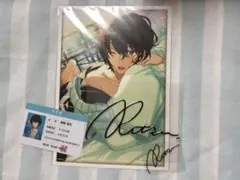 朔間凛月 サインステッカー 学生証