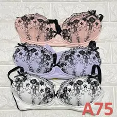 ノンワイヤーブラジャー　3枚組 A75 ニッセンのサムネイル