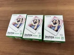 FUJIFILM instax mini インスタントフィルム 20枚 3箱