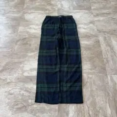 70s~ ヴィンテージパンツ（M）ウールパンツ＊タロンジップ＊ブロック