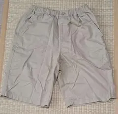 ユニクロ　キッズ　160　ハーフパンツ　ベージュ　男女兼用　サイズ調節可