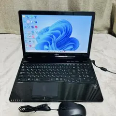 S446 富士通ノートパソコン i7高速SSDサクサクWindows11オフィス