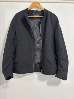 ナノユニバース　黒 ジップアップ ジャケット