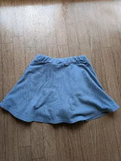 スカッツ青　スカート インナー付き　デビロック