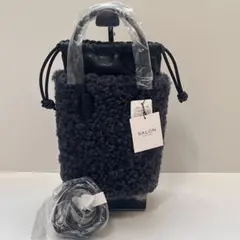 ✨新品✨ SALON バケットファーバッグ トートバッグ 巾着 バケツ 2way