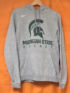 NIKE90Smichiganstatehockeyパーカー古着霜降ユニセックス