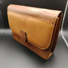 ZANOBETTI ブラウン クラッチバッグ