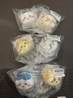 【6点セット】ちいかわ おかおミニシリコンポーチ