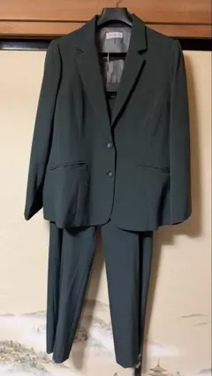 大きいサイズ レディース スーツ 3点セット グレー