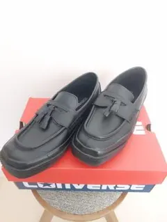 CONVERSE ブラック ローファー タッセル付き26cm Converse ローファー 26.0cm ブラック タッセル付き - メルカリ