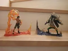 エースと黒ひげ フィギュアセット（箱無し）