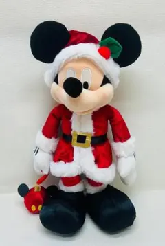 ディズニー　LA　ぬいぐるみ　 ミッキー サンタ　しっぽあり 【新品未使用】