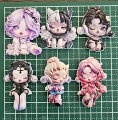 SkullPandaカスタムビーズ6個セットスカルパンダ