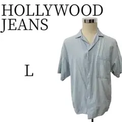 ★美品 HOLLYWOOD JEANS ハリウッドジーンズ 半袖 シャツ L