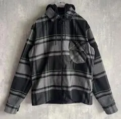 Off-White　オフホワイト　フルジップジャケット　フード取外可　プリント