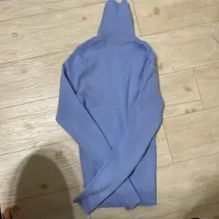 ライトブルータートルネックセーター Mサイズ