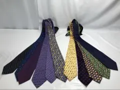 ダンヒル フェラガモ ランバン セリーヌ等 ブランドネクタイセット