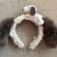 ユニバ　カチューシャ　スヌーピー