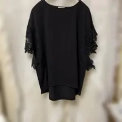 JONATHAN SIMKHAI レーススリーブ ブラウス ブラック | Mercari