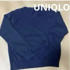 １６　　UNIQLO ネイビー Vネック　S