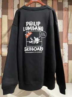 Philip Lumbang 裏起毛トレーナー 2P7-65350 BLK M