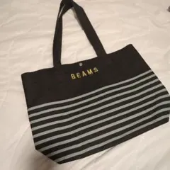 【引越連休後処分】BEAMS トートバッグ ブラック