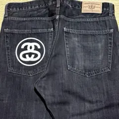 stussy ブラックジーンズ　ウエスト34のサムネイル