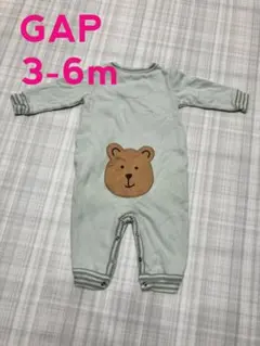 3-6m GAP ベビー ロンパース カバーオール くま