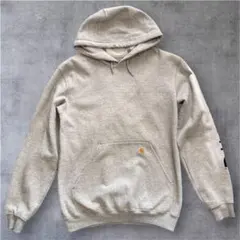 カーハート Carhartt グレー パーカー ロゴ入り サイズS