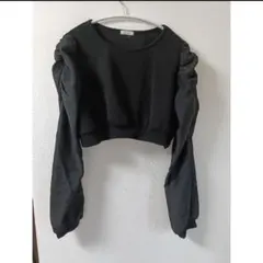 【milybilet】ギャザースリーブショート丈トップスのサムネイル