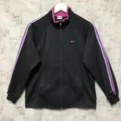 【NIKE】ナイキ ジップアップ トラックジャケット ブラック レディスM