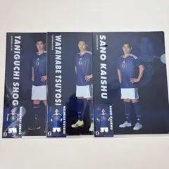 一番くじ　サッカー日本代表ver. H賞　クリアファイル＆ステッカーのサムネイル