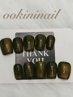 ookininail イエローグラデーション ネイルチップ