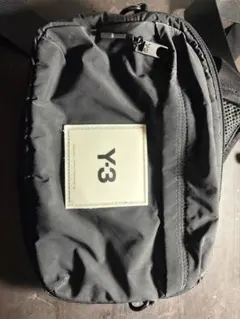 Y-3 ブラック ショルダーバッグ