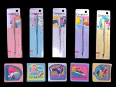 コクヨ限定キャンパス 六角グリップ シャープペンシル 5本 ステッカー5枚のサムネイル