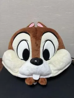 ディズニー チップ ぬいぐるみフードキャップ　被り物　ファンキャップ