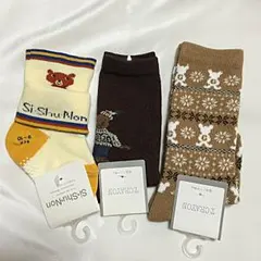 新品 ベビー ハイソックス・ソックス 3足セット